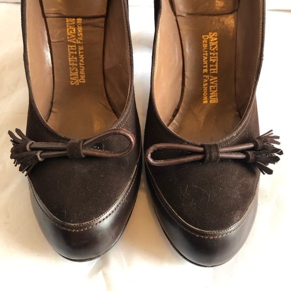 COPY - XCLT auth 1930-40’s Saks fifth Ave high heeled shoes - Picture 3 of 15